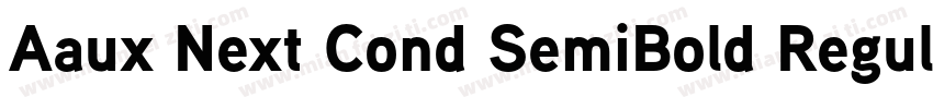 Aaux Next Cond SemiBold Regula字体转换